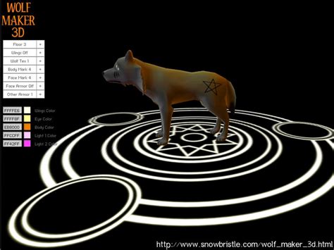 Start Tinkering › Learn by doing. . Wolf creator 3d online